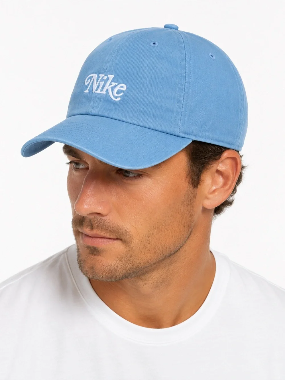 Nike Golf Heritage86 Washed Adjustable Dad Hat Cap OS Dutch Blue